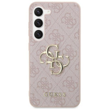 Telefoniümbris Guess GUHCS24S4GMGPI 4G Big Metal Logo, Samsung Galaxy S24, roosa