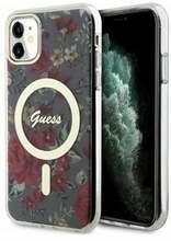 Telefoniümbris Guess GUHMN61HCFWSA Flower MagSafe, Apple iPhone 11/XR, roheline/khaki