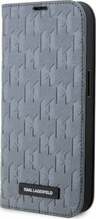 Telefoniümbris Karl Lagerfeld KLBKP14SSAKLHPG Saffiano Monogram, Apple iPhone 14, hõbe