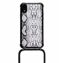 Telefoniümbris Lookabe Necklace Snake Edition loo024, iPhone Xr, silver black