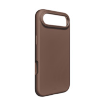 Puro Pure Icon Mag Pro vedelast silikoonist ümbris, Apple iPhone 17 Air, MagSafe, kaamera kaitse ja alumiiniumist nuppudega, pruun