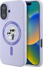 Silikoonümbris Karl Lagerfeld KLHMP16SSCMKCRHU, Apple iPhone 16, lilla