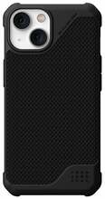 Telefoniümbris Urban Armor Gear Metropolis LT, Apple iPhone 14 Plus, kevlar must, MagSafe ühilduv