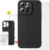 Baseus sünteetilisest kiust ümbris, Apple iPhone 15 Pro, must