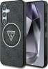 Telefoniümbris Guess 4G Glitter Triangle Buttons MagSafe Case, Samsung Galaxy S25, must