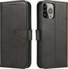 Telefoniümbris Hurtel Magnet Flip Cover, Oppo A17, must