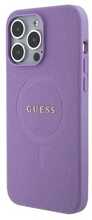 Telefoniümbris Guess Saffiano MagSafe GUHMP15LPSAHMCU, iPhone 15 Pro, lilla