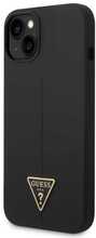 Telefoniümbris Guess Silicone Triangle GUHCP14MSLTGK, Apple iPhone 14 Plus, must