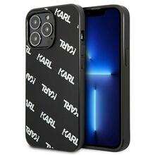 Telefoniümbris Karl Lagerfeld Allover KLHCP13LPULMBK3, Apple iPhone 13 Pro/13, must