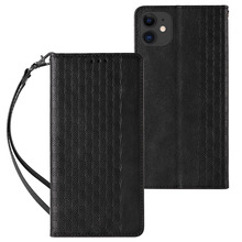 Magnet Strap ümbris mini rihmaga, Hurtel, Apple iPhone 12, must