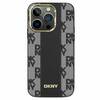 Telefoniümbris DKNY Hardcase Leather Checkered Mono Pattern MagSafe DKHMP14LPCPVSLK, Apple iPhone 14 Pro, must
