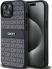 Telefoniümbris DKNY Leather Repeat Pattern Tonal Stripe Case DKHCP15MPRTHSLK, iPhone 15 Plus/14 Plus, must