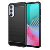 Flexible carbon pattern ümbris, Samsung Galaxy M54 Carbon, must