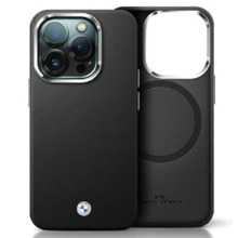 Telefoniümbris BMW Signature Wrapped Metal MagSafe BMHMP14X23PUFWK, Apple iPhone 14 Pro Max, must