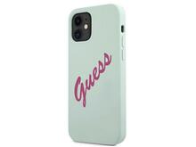 Telefoniümbris Guess GUHCP12SLSVSBF Silicone Vintage, Apple iPhone 12 mini, sinine fuksia