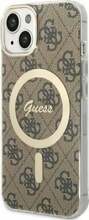 Telefoniümbris Guess GUHMP14SH444 4G MagSafe, Apple iPhone 14, pruun