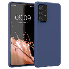 Telefoniümbris Hurtel Silicone Case Soft Flexible Rubber Cover, Samsung Galaxy A22 4G, sinine