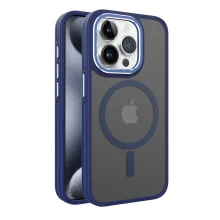 iLike Dual Metal Frame MagSafe ümbris, Apple iPhone 15, punane