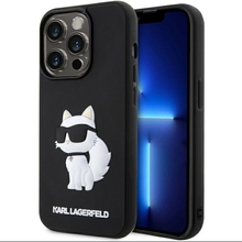 Telefoniümbris Karl Lagerfeld Rubber Choupette 3D KLHCP14L3DRKHNK, Apple iPhone 14 Pro, must