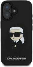 Telefoniümbris Karl Lagerfeld 3D Rubber Ikonik, Apple iPhone 16, must