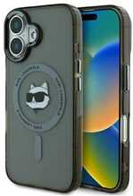 Telefoniümbris Karl Lagerfeld IML Metal Choupette Head MagSafe, Apple iPhone 16, must