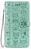 Telefoniümbris Cat-Dog, Samsung A145 A14 4G/A146 A14 5G, roheline