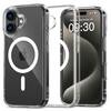 Telefoniümbris Tech-Protect FlexAir Hybrid MagSafe, Apple iPhone 16, läbipaistev