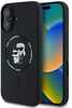 Telefoniümbris Karl Lagerfeld KLHMP16MSCMKCRHK, Apple iPhone 16 Plus, must