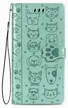 Telefoniümbris Cat-Dog, Samsung A145 A14 4G/A146 A14 5G, roheline