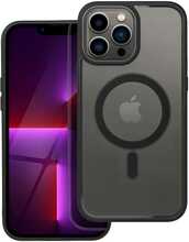 Telefoniümbris Forcell Color Edge Mag Cover, iPhone 13 Pro Max, must