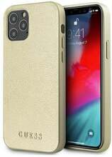 Telefoniümbris Guess GUHCP12LIGLGO Iridescent, Apple iPhone 12 Pro Max, kuldne