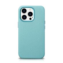Telefoniümbris iCarer Litchi Premium Leather WMI14220710-GN, Apple iPhone 14 Pro, roheline