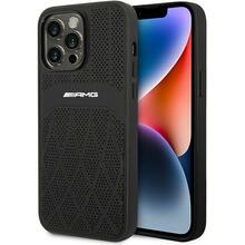 Telefoniümbris Mercedes AMG Curved Lines MagSafe AMHMP14XOSDBK, Apple iPhone 14 Pro Max, must, nahk