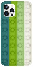 Telefoniümbris Mocco Bubble Antistress Case, Apple iPhone 12/12 Pro, roheline