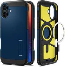 Telefoniümbris Spigen Tough Armor MagSafe ACS08217, Apple iPhone 16, sinine