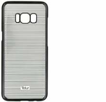 Telefoniümbris Tellur Horizontal Stripes, Samsung Galaxy S8 Plus, must
