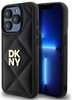 Telefoniümbris DKNY DKHCP15XPQDSLK Quilted Stack Logo, Apple iPhone 15 Pro Max, must