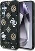 Telefoniümbris Guess 4G Printed Colored Peony Pattern MagSafe, Samsung Galaxy S25, must