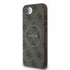 Telefoniümbris Guess 4G Ring Classic Logo MagSafe, Apple iPhone 16e, pruun