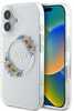 Telefoniümbris Guess IML Flowers Wreath MagSafe GUHMP16MHFWFCT, Apple iPhone 16 Plus, läbipaistev