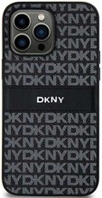 DKNY Leather Mono Stripe & Metal Logo DKHCS24MPRTHSLK ümbris, Samsung Galaxy S24+, must