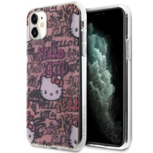 Telefoniümbris Hello Kitty IML Tags Graffiti HKHCN61HDGPTP, Apple iPhone 11/Xr, roosa