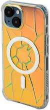 Kingxbar PQY Crack Series MagSafe silikoonümbris, Apple iPhone 15, holograafiline