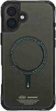 Telefoniümbris Skinarma Saido Magnetic Charging, Apple iPhone 16 Plus 6.7, must
