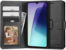 Telefoni kaanega rahakottümbris, Samsung Galaxy S24 FE, must, Tech-Protect