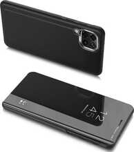 Telefoniümbris Clear View, Hurtel, Samsung Galaxy M53 5G, must