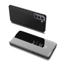 Telefoniümbris Clear View flip cover, Samsung Galaxy S22 Plus, must, Hurtel