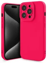 Telefoniümbris Fusion Accessories Softy Case, iPhone 15 Pro, fuksia