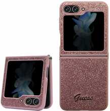 Telefoniümbris Guess Glitter Script GUHCZF5HGGSHP, Samsung Galaxy Z Flip 5, roosa