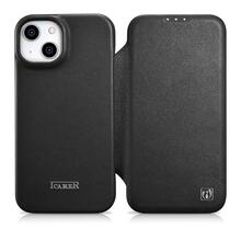 Telefoniümbris iCarer CE Premium Leather WMI14220715-BK, Apple iPhone 14 Plus, must